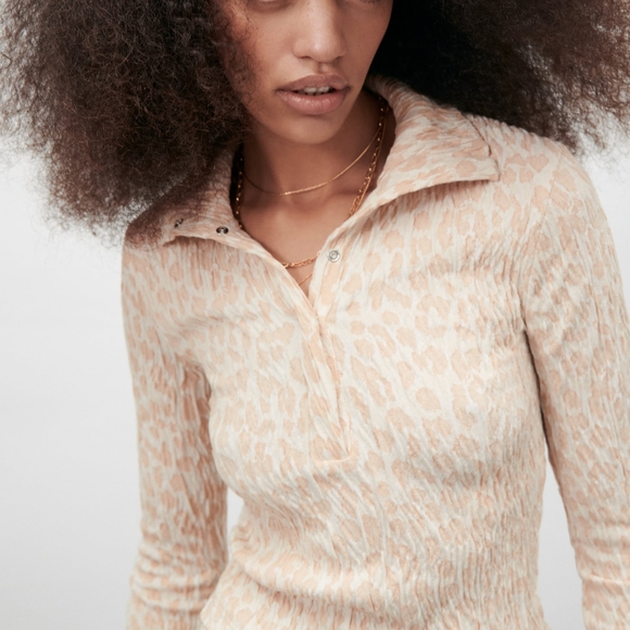 ZARA LIMITED EDITION JACQUARD TOP - Picture 4 of 8